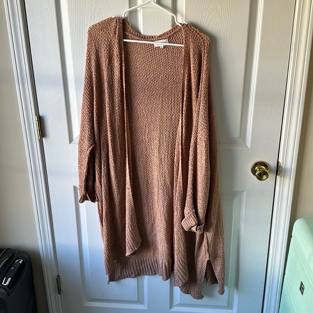 Oversized long cardigan